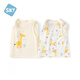 舒貝怡2件裝嬰兒背心純棉夏季男女兒童t恤寶寶上衣打底衫童裝黃色120