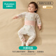 全棉時(shí)代嬰兒針織高腰護肚家居服套裝童裝幼童睡衣秋衣秋褲 天鵝花園 90