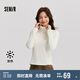 森馬（Semir）長袖T恤女發(fā)熱德絨緊身顯瘦2024冬季簡約高領(lǐng)打底衫109724101009