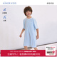 Aimer kids愛慕兒童睡衣男孩女孩小蚊帳睡眠衣短袖裙式睡袋AK145E341 男-藍(lán)AK245E341 140