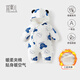 宜爽兒嬰兒連體衣秋冬季保暖衣服滿月寶寶加厚哈衣棉衣外出服抱衣爬服 字母小鼠 73cm