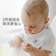 nest designs寶寶口水巾防口水疹嬰兒防水四層紗布口水巾寶寶圍兜2件裝 草地系列—四層紗布款（2件裝）