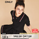 ONLY休閑時(shí)尚POLO領(lǐng)短袖短款針織衫女|123145001 H1Z 黑色 XS (155) 76A