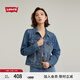 Levi's商場同款李維斯女士美式休閑藍色翻領牛仔夾克外套29945 000 S