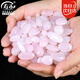 壽禾雨花石石頭天然鵝卵石魚缸盆栽造景 500g粉白水晶雨花石0.8-1.5cm
