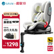 路途樂兒童安全座椅0-4歲汽車用可坐躺360度旋轉(zhuǎn)寶寶椅途趣-尊享版綠