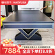 皓玉佳美式臺(tái)球桌標(biāo)準(zhǔn)型家用別墅大理石黑八成人桌球臺(tái)乒乓多功能二合一 7尺 V字腿大理石+乒乓