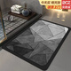 貝初眾浴室吸水地墊硅藻泥防滑腳墊衛生間廁所門(mén)口耐臟速干進(jìn)門(mén)地毯家用 輕奢幾何軟腳墊 60*90cm