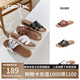 斯凱奇（Skechers）拖鞋女士夏季外穿透氣平底涼拖鞋百搭一腳蹬休閑鞋通勤鞋114707