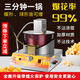 廚仕博錦政擺攤商用爆米花機(jī)燃?xì)怆p電動小型爆米花蝶形球形攪拌炸米花鍋 電動燃?xì)獗谆? title=