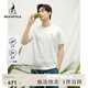 beanpole【新品】濱波  2025春夏男士基礎款涼感純色圓領(lǐng)短袖T恤 白色 175/92A M