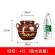 豬油罐陶瓷油罐廚房用品家用油壇土陶油壺耐高溫裝豬油罐子鹽罐米 水容量4斤