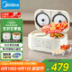 美的（Midea）3.2L雙膽雙控電飯煲白玉晶釜內(nèi)膽2-3人香彈飯煲仔飯多功能家用智能電飯鍋MB-RC328