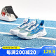 361°童鞋 兒童跑鞋夏男女童3-14歲大網(wǎng)孔旋鈕跑鞋 藍(lán)37