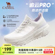駱駝（CAMEL）追云國產(chǎn)正品運動鞋男體育生健身休閑旅游登山緩震減震跑步鞋女 7714-1，躍動白，女 （四季款） 39
