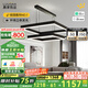 鹿家良品（LUUGAA）護眼方形客廳吊燈現(xiàn)代簡約客廳燈大燈臥室燈書房房間燈中山燈具 【薦】60+80cm無極光124W智能
