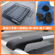 韓特汽車(chē)車(chē)頂行李架通用SUV車(chē)載行李架車(chē)頂框行李筐旅行架車(chē)頂架貨架 SUV鱷魚(yú)橫桿+U型件+網(wǎng)雨布繩 黑色120*97cm