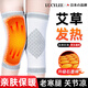 LUCYLEE日本護膝保暖夏季老寒腿關(guān)節男女士半月板損傷運動(dòng)膝蓋老年人專(zhuān)用 【石墨烯艾草】高彈保暖護膝 2只裝 均碼