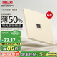 德力西（DELIXI）開關(guān)插座 啞光磨砂大板86型超薄電源開關(guān)295銀桂黃六類電腦插座