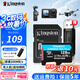 金士頓（Kingston）大疆pocket3無(wú)人機Action4 5pro存儲卡TF卡MicroSD監控攝像運動(dòng)相機行車(chē)記錄儀高速內存卡U3V30A2 SDCG4/128G【高性?xún)r(jià)比丨讀速200M/S
