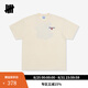 UNDEFEATED五條杠官方春季新品美式潮流LOGO拳套寬松落肩短袖T恤 米白色 M