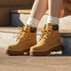 添柏嵐（Timberland）女鞋 春秋戶外復(fù)古休閑鞋厚底運(yùn)動(dòng)鞋防滑防水高幫靴踢不爛大黃靴 A5RJD231/曬圖返10 (建議拍小一碼) 37.5 235mm