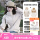 駱駝（CAMEL）三防沖鋒衣戶(hù)外登山服防風(fēng)防水防污三合一運(yùn)動(dòng)外套 AD22263513X，抓絨內(nèi)燕麥灰，女 M