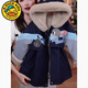 G.DUCKKIDS小黃鴨兔子警官女童派克服外套2025新款冬季兒童秋款朱迪加絨加厚 藏青色 140