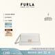 芙拉（FURLA）ZOE柔軟羅馬小牛皮女士小號時尚簡約高級感單肩包小方包休閑女包 棉花糖白