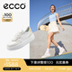 愛步（ECCO）休閑鞋女 厚底增高百搭平底鞋板鞋休閑運(yùn)動(dòng)鞋 街頭219613 石灰色/白色/稻黃色21961361220 36