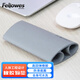 范羅士（Fellowes）辦公游戲防滑鼠標墊人體工學腕托Q彈硅膠護腕鼠標墊手枕手托鼠標墊 I-Spire橡膠腕托  灰色93933