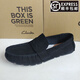 其樂(lè )（Clarks）2025男鞋春秋新款英倫風(fēng)樂(lè )福鞋一腳蹬透氣休閑鞋豆豆鞋開(kāi)車(chē)鞋夏天 黑色/偏大一碼 42