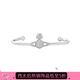 VVIENNE WESTLOCK西太后 滿鉆土星手鏈生日520送女朋友禮物送女友飾品手鐲女 銀色
