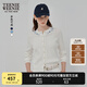 Teenie Weenie小熊針織開衫女2025年春夏新款水洗復(fù)古絞花田園毛衣外套女空調(diào)衫 象牙白 S