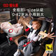 貓頭鷹Savile盧娜2兒童安全座椅0-12歲嬰兒車(chē)載360度旋轉嬰兒安全座椅 【年度新品】盧娜2-Pink粉