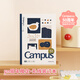 國(guó)譽(yù)（KOKUYO）B5/40張/8mm點(diǎn)線(xiàn)2025年Campus50周年限定插畫(huà)師無(wú)線(xiàn)裝訂本軟抄本五十夜物語(yǔ)1本W(wǎng)CN-CNB14E29