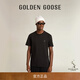 Golden Goose【七夕禮物】 男裝Star Collection圓領(lǐng)短袖上衣T恤GGDB 黑色 L (185/104A)