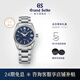 冠藍獅（Grand Seiko）【黎明諏訪湖】gs大精工官方鋼帶大三針正裝手表男SLGA021G SLGA019G