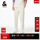 杰克·瓊斯（JACK&JONES）春夏衣服男裝潮流百搭長褲商務休閑褲男士成熟穩(wěn)重淺色小腳褲子 亮灰色A04 M （175)