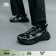 茵寶（Umbro）紀元鞋R909男鞋運動鞋情侶復古休閑鞋時尚厚底女鞋 黑色/銀色 42