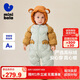 迷你巴拉【三防】羽絨連體衣嬰兒衣服寶寶小熊爬服加厚新款2025秋冬新品