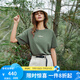 LAFUMA樂(lè)飛葉短袖T恤女 戶外圓領(lǐng)涼感抗菌運(yùn)動(dòng)休閑上衣 LFTS4BS63 海松綠DG（顏色以細(xì)節(jié)圖為準(zhǔn)） M (38) 165/84A