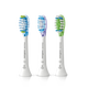 【準新品】飛利浦（PHILIPS）【贈品】電動牙刷刷頭 智臻護齦潔凈亮白 3支組合裝 HX9073/67 白色