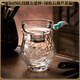 Luxury Flowers日式錘紋玻璃公道杯加厚耐熱分茶器高檔過(guò)濾泡茶茶具茶海公杯茶漏 360ml紋路公道杯+綠松石葫蘆茶漏 無(wú)規格