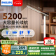 飛利浦（PHILIPS）充電護(hù)眼臺(tái)燈學(xué)習(xí)家用充插兩用學(xué)生宿舍床頭小雅5200毫安
