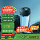 雷德夫（LEIDFOR）G6同心系列 曲線款 雙層玻璃杯茶杯 幻影黑 380ml