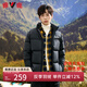 雅鹿運(yùn)動(dòng)輕戶外短款羽絨服男2025新款運(yùn)動(dòng)拼接撞色時(shí)尚加厚休閑保暖 黑色 男女同款丨現(xiàn)貨閃發(fā) L (175) 推薦130-150斤