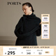 PORTS寶姿 新品女裝個性造型感多穿法毛衫LN9K433BKX003 屋頂綠 S ONE IZE