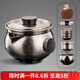 容山堂純鈦戶外旅行茶具便攜式快客杯茶具一人茶具手抓壺便攜茶具旅行裝 小企鵝防燙純鈦泡茶壺一壺兩杯