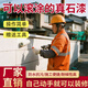 滾涂真石漆外墻乳膠漆水泥墻面漆翻新自刷羅馬柱子自建房防水涂料 薄涂真石漆002 4平方用量【真石漆+底漆+工具】